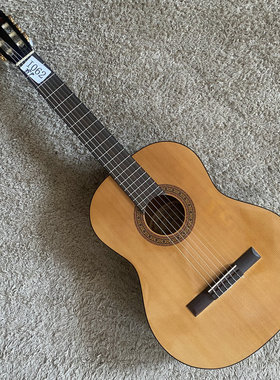 Sunlite 云杉桃花芯木古典吉他合板36英寸琴颈可调原木色库存微瑕