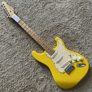 老法-利达库存ST电吉他铝镍钴拾音器 枫木虎纹琴颈 黄铜底座单摇