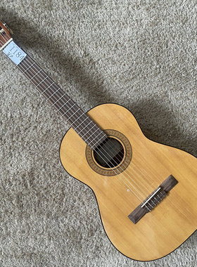 Sunlite 云杉桃花芯木古典吉他合板36英寸琴颈可调原木色库存微瑕