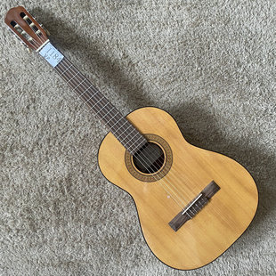Sunlite 云杉桃花芯木古典吉他合板36英寸琴颈可调原木色库存微瑕