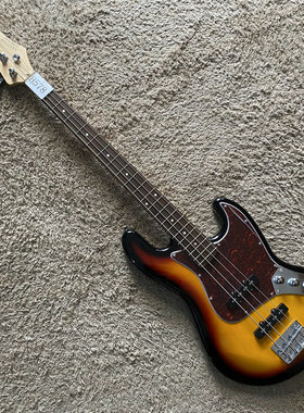NASHVILLE 4弦电贝斯 Jazz Bass 贝司JB拾音器红色玫瑰木指板初学