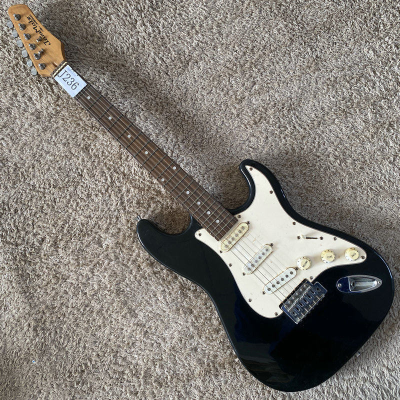 老库存 JamMate ST款式 电吉他三单拾音器六点式单摇黑色瑕疵特价