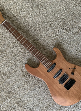 Xavier 塞维尔电吉他小双摇单单双拾音器 非洲桃花芯 烤枫木琴颈