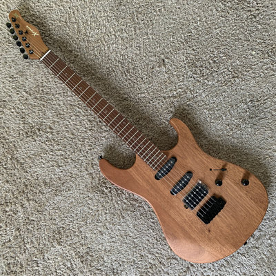 Xavier 塞维尔电吉他小双摇单单双拾音器 非洲桃花芯 烤枫木琴颈