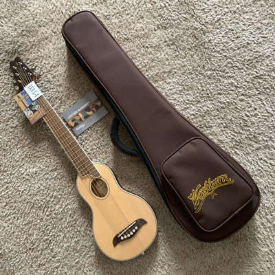 美国 Washburn 勇士34英寸云杉民谣木吉他面单板旅行琴带包 多色