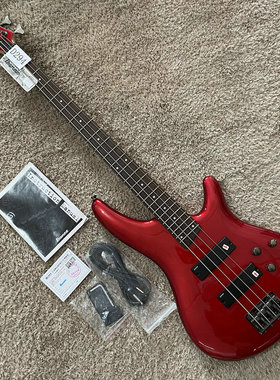 IBANEZ 依班娜 爱宾斯 SR300E 电贝司贝斯金属红色  瑕疵特价