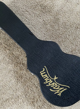 Washburn 勇士古典吉他琴箱 琴盒 皮箱 硬盒黑色内里绒布库存微瑕