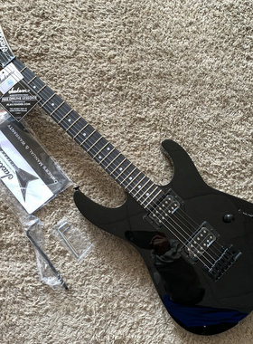 正品 JACKSON JS11 杰克逊 电吉他小双摇 22品亮黑色 初学入门