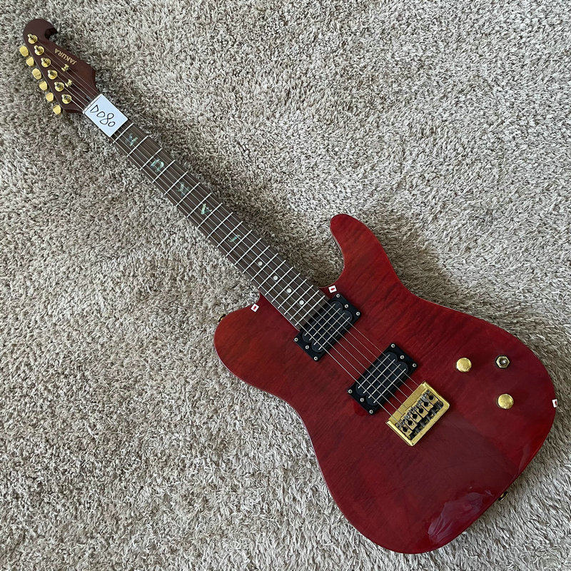 樱花sakura tl 电吉他 tele 通体琴颈 轨道拾音器库存显旧 微瑕