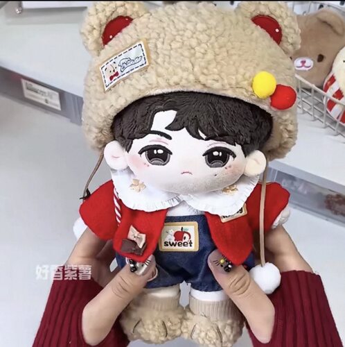 时代少年团严浩翔属性明星同款20cm棉花娃娃同人可爱玩偶周边公仔