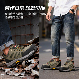 防静电劳保鞋防砸防刺穿男女加油站石化专用防滑车间工作鞋子四季