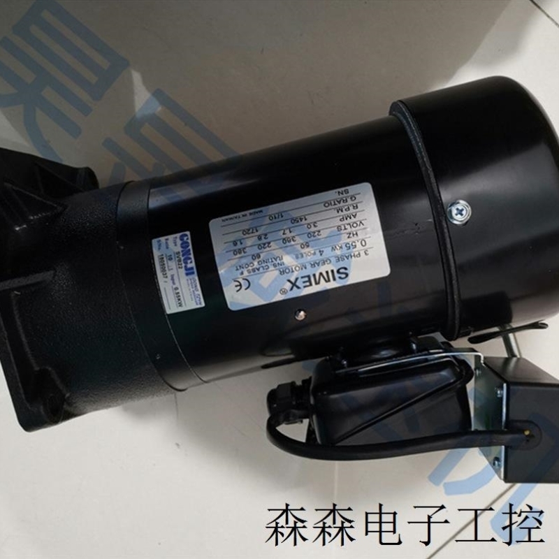 议价SIMEX台湾乔鸿刀库马达 SVB18 0.4KW SVB22 0.55KW长轴刹车