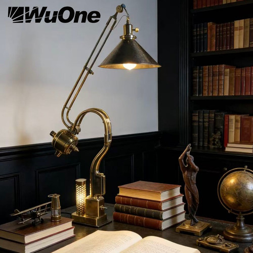 铜材台灯咖啡厅卧室民宿装饰台灯