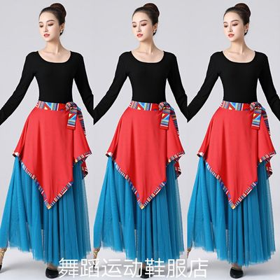 新款广场舞服装抽绳上衣