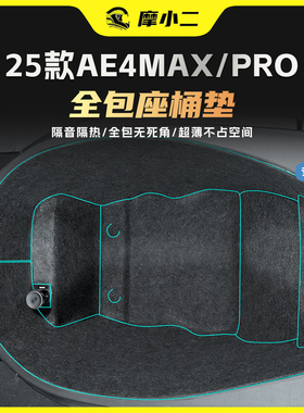 适用25款春风极核AE4 MAXPRO座桶垫贴膜内衬防刮蹭贴纸改装配件