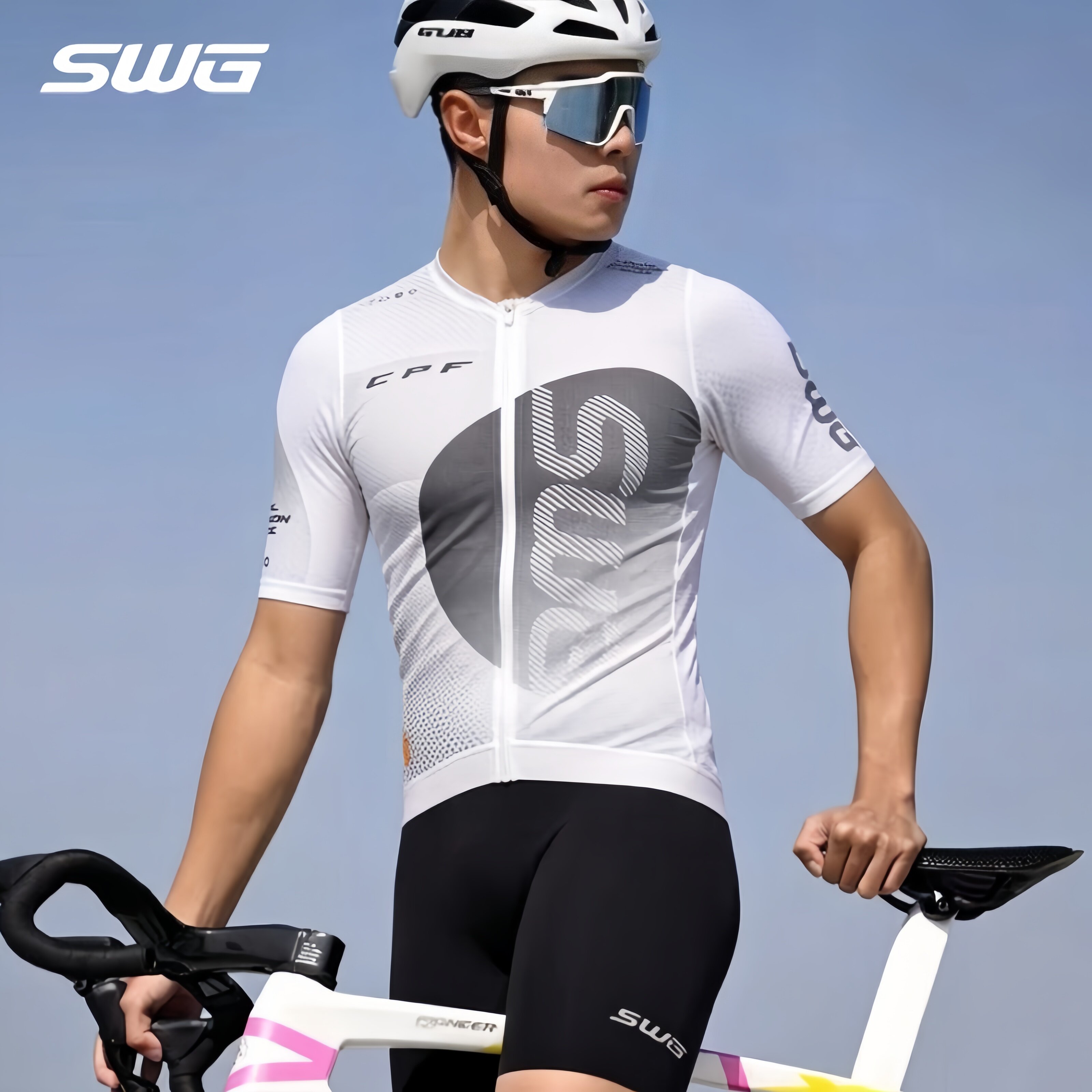 SWG铭胜骑行服短袖春夏季男士新款透气排汗公路山地自行车上衣