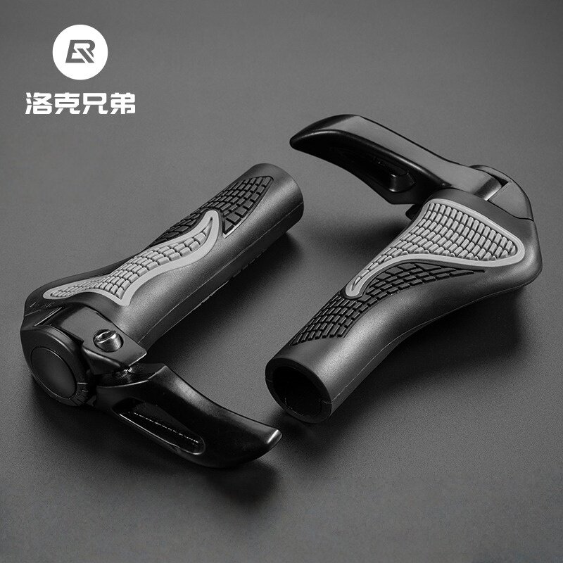 洛克兄弟山地车把套牛羊角副把骑行自行车握把锁死肉球把手橡胶套