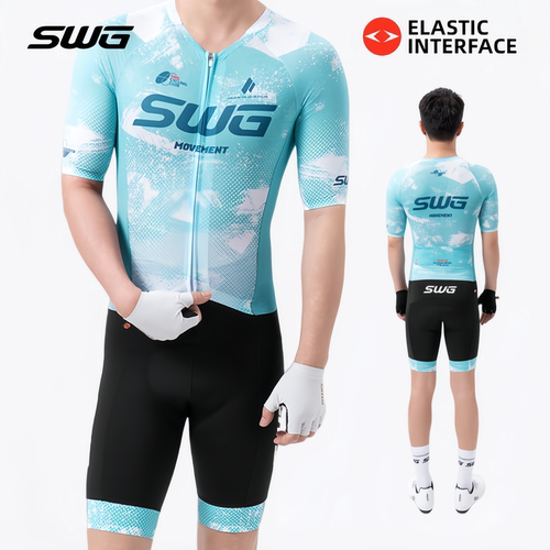 骑行服公路车夏秋季男款双箭头