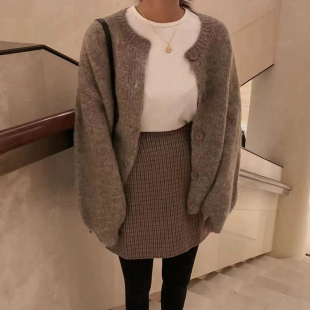 到期 出口韩guo订D合约款 格子半裙 5折清仓