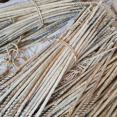 放牧放羊皮鞭子1米长狗皮鞭子手工8股编制夜里赶马车鞭子