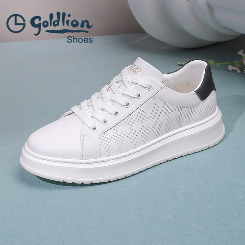 金利来男鞋2025年新款小白鞋