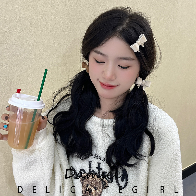 蝴蝶结发夹雯昊亚克力简约