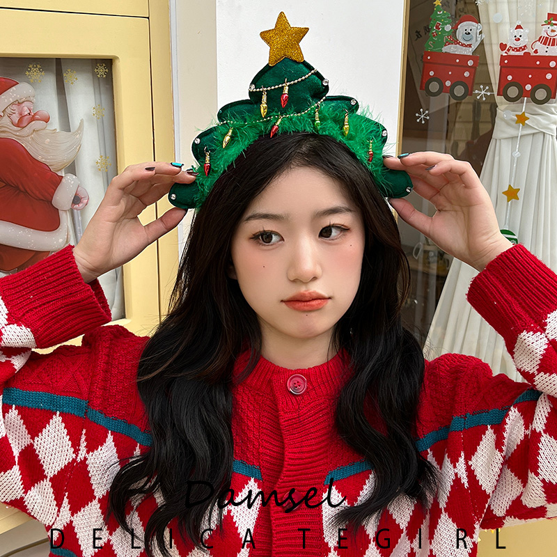 圣诞节头饰2022年新款发箍搞怪
