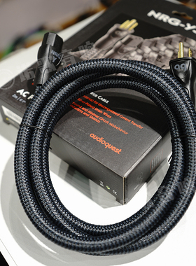 美国AQ线圣NRG-Y3电源线专业hifi发烧 Audioquest正品行货