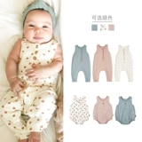 Брендовый небольшой летний хлопковый слинг, жилет, боди, европейский стиль, в западном стиле