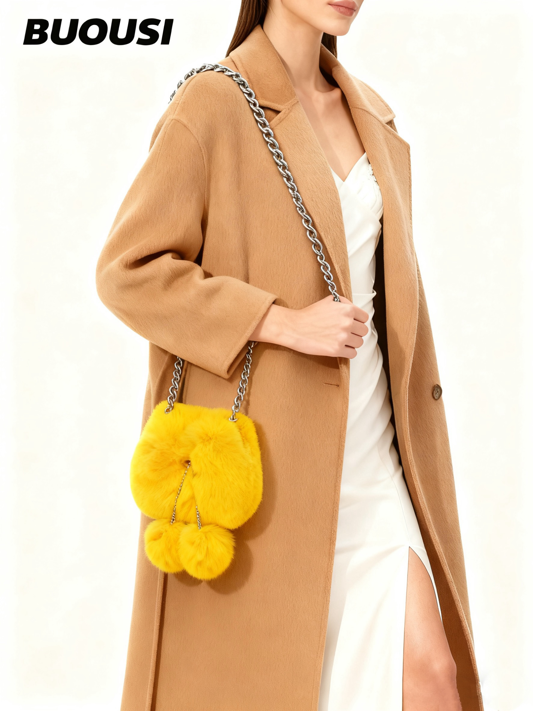 獭兔毛小可爱包女包手提单肩