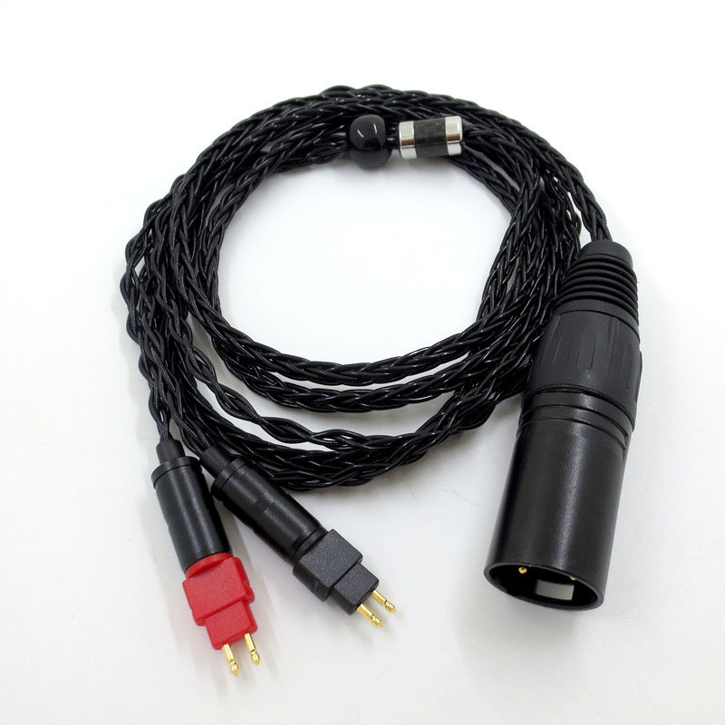 适用于森海HD650 HD580 HD600 HD660s八芯耳机线 四芯卡侬头XLR用