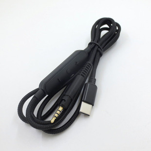 Type-c插口森海HD598 HD599 HD595 HD558通用耳机线音频线编织线
