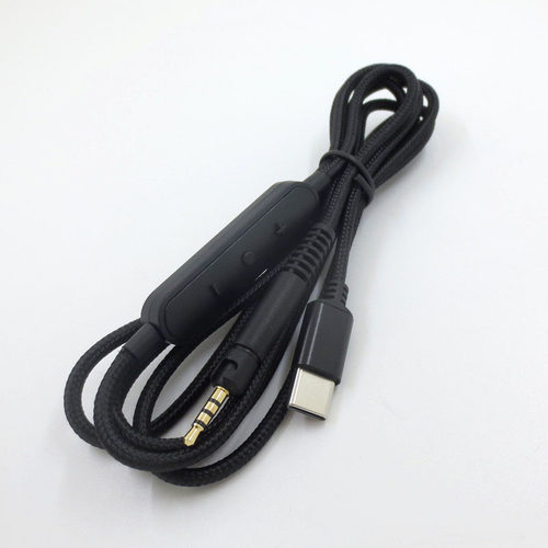 Type-c插口森海HD598 HD599 HD595 HD558通用耳机线音频线编织线
