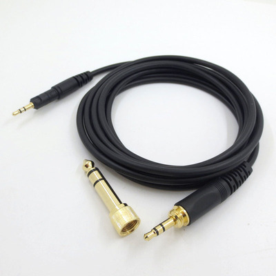 适用于铁三角 ATH-M50x ATH-M40x M70x耳机线TEP线可拆卸6.3插头