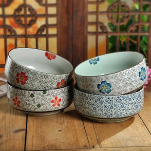 景德镇日式和风8英寸汤碗大碗大汤碗汤盆 釉下彩拉面碗排骨碗