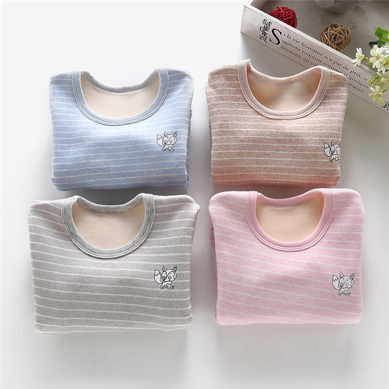 加厚长袖纯棉保暖打底衫秋冬装