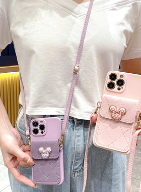 k70新款零钱包适用小米civi3手机壳红米k60/k40pro斜挎背带12/11青春版带挂绳note11/note12Tpro小香风红米9A