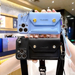 零钱包适用oppoA6s手机壳findx9斜挎背带findx8挂绳a93软壳k13turbopro硅胶套a58x带卡包a56防摔套a3pro 新款