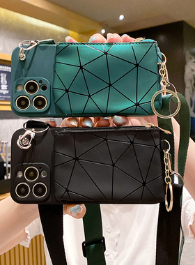 斜挎拉链零钱包适用vivox90手机壳x80/x60背带挂绳s15/s12新款y76s/s7网红x27网红x23/x60防摔全包镜头y35/y3