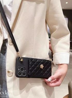 蛇年新款拉链零钱包适用红米note15pro手机壳note14pro斜挎背带式k80卡包k90新款note13pro老人款红米14C软壳