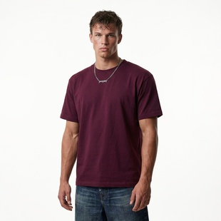 美式街头220G水果弹力T恤26春夏新品TK跨境欧美亚马逊大码短袖男