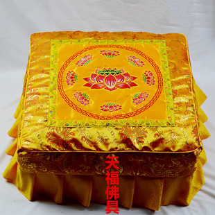 拜垫套拜凳套寺庙佛堂跪垫套刺绣垫套拜凳套限时折扣包邮
