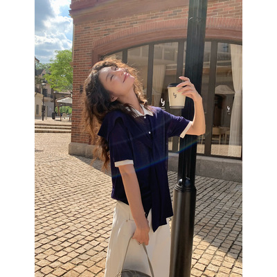 NEIHE内赫广州十三行初秋短袖披肩针织开衫女秋季新款上衣257026