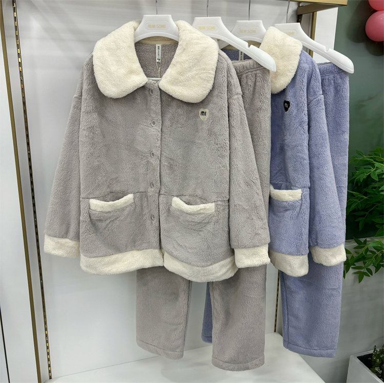 24秋季新款随棉睡衣女士云丝绒休闲宽松时尚可外穿家居服FD54159,女士内衣/男士内衣/家居服,睡衣/家居服套装,淘宝优惠券,粉丝福利购,淘宝优惠卷