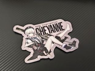 少前2夏安M200少女前线战术风格 士气章军迷魔术贴亚克力立牌套组