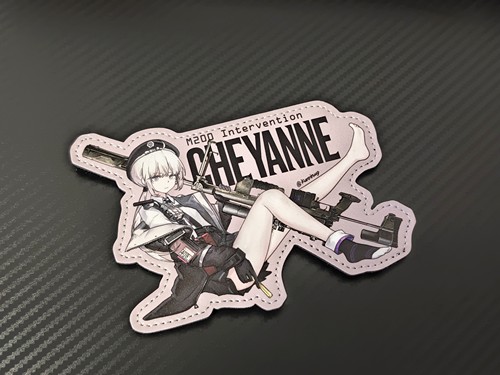 少前2夏安M200少女前线战术风格士气章军迷魔术贴亚克力立牌套组