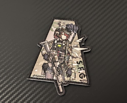 明日方舟能天使特战战术士气章战术臂章背包徽章补丁皮贴章k9