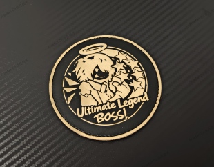 明日方舟新约能天使信物无敌绝世老板奖章魔术贴二创士气章