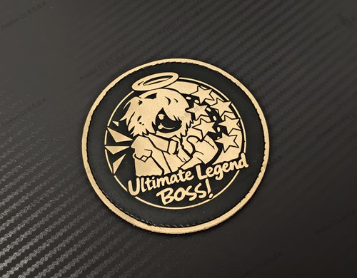 明日方舟新约能天使信物无敌绝世老板奖章魔术贴二创士气章