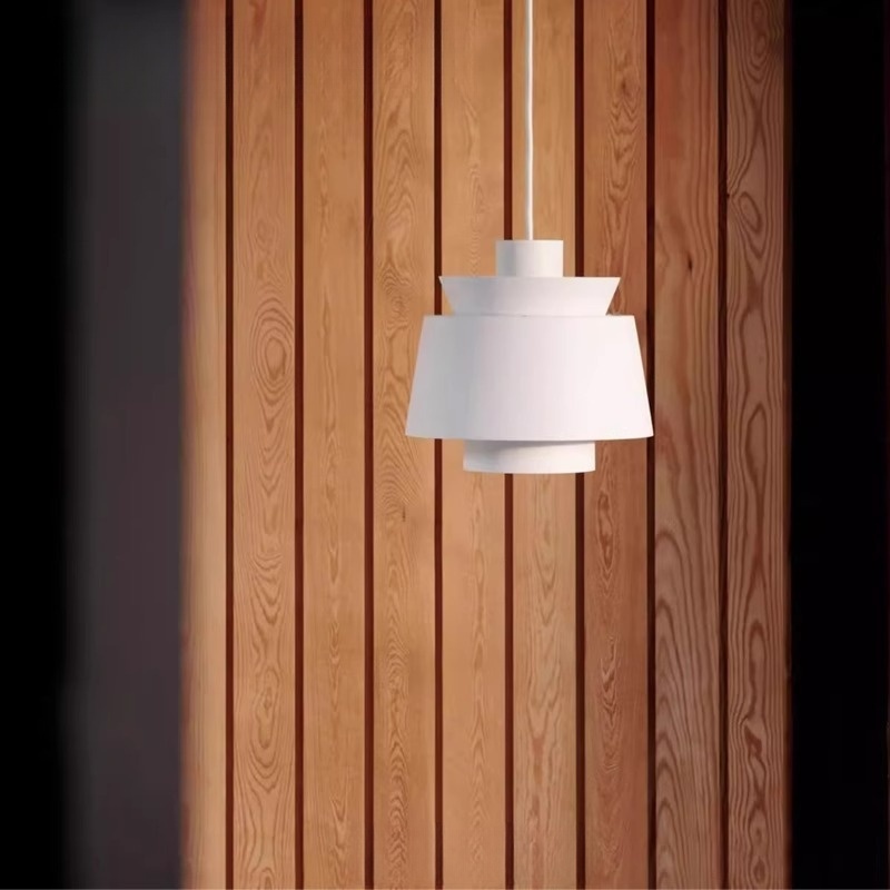 丹麦设计师款Utzon JU1床头创意个性吊灯简约餐厅吧台金色小吊灯